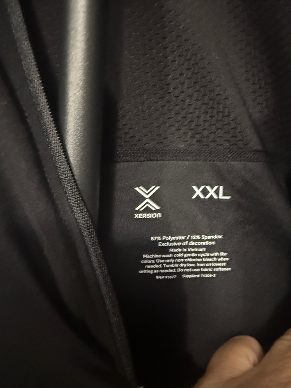 Xersion Black Quarter-Zip Pullover - Picture 2 of 3